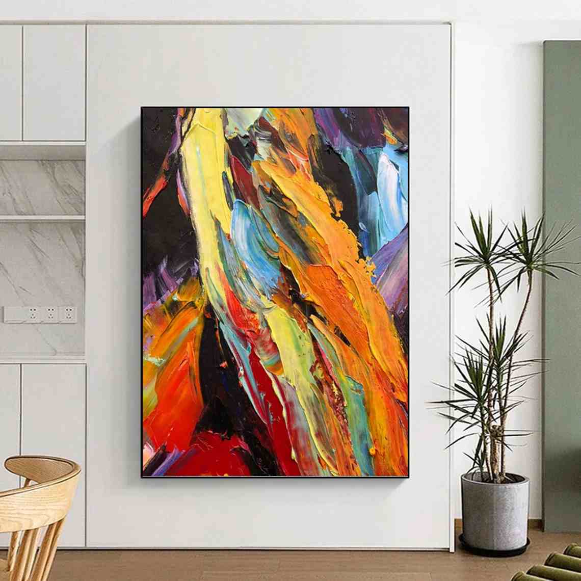 Urban_Abstract_Textured_Canvas_Color_Artwork_1KUZH wall art